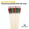 Buck Trail Standard puunuoli 11/32" 55# - 12 kpl - sulkaosa - Puunuolet - 6426021719709 - 24