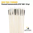 Buck Trail Standard puunuoli 5/16" 40# - 12 kpl - sulkaosa - Puunuolet - 6426021719709 - 12