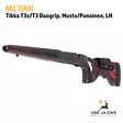 KKC Tikka T3x/T3 Musta/Punainen Duogrip Vasenkätinen LH - Alhaalta etuviistosta - Tukit ja muunnossarjat - 7073257009839 - 7
