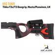 KKC Tikka T3x/T3 Musta/Punainen Duogrip Vasenkätinen LH -  Yksityiskohta tukki - Tukit ja muunnossarjat - 7073257009839 - 3