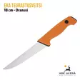 EKA teurastusveitsi oranssi, 18cm - yleiskuva yläviistosta - Lihaveitset - 7391537300309 - 8