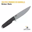 EKA RTG1 puukko harmaa musta G10 kahva, kydex tuppi - Puukot - 7391537502109 - 1