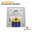 EKA CombiSharp Blue/Yellow veitsenteroitin myyntipakkaus takakansi EAN - Teroittimet - 7391537853119 - 7
