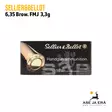 Sellier & Bellot 6,35 Browning / 25 Auto FMJ 3,3g 50gr pistoolinpatruuna - Muut pistoolinpatruunat - 8590690310029 - 1