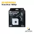 ASG Ampumataulu 14x14cm, 100 kpl - Ampumataulut - 5707843044349 - 5