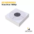 ASG Ampumataulu 14x14cm, 100 kpl - Ampumataulut - 5707843044349 - 4
