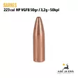Barnes Varmint Grenade 223 cal 50gr 3,2g - Luoti pystyssä - .22 luodit - 716876224869 - 3