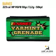 Barnes Varmint Grenade 223 cal 50gr 3,2g - Kansikuva - .22 luodit - 716876224869 - 1