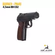 Borner PM49 Makarov 4,5mm CO2 ilmapistooli - BB kuula ilmapistoolit - 4710372211619 - 6