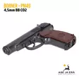 Borner PM49 Makarov 4,5mm CO2 ilmapistooli - BB kuula ilmapistoolit - 4710372211619 - 14