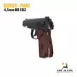 Borner PM49 Makarov 4,5mm CO2 ilmapistooli - BB kuula ilmapistoolit - 4710372211619 - 12