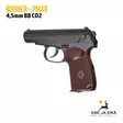 Borner PM49 Makarov 4,5mm CO2 ilmapistooli - BB kuula ilmapistoolit - 4710372211619 - 13
