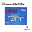 CCI Suppressor 22LR 2,92g HP Pienoiskivääripatruuna - 22 LR patruunat - 076683009579 - 9