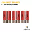 Cyma Shot-Shell 6x10 haulikon patruunat - Lippaat ja lippaanlataajat - CM69 - 3