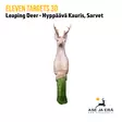 Eleven Targets 3D-taulu Hyppäävä Kauris sarvilla ja vaihtoinsertillä - 3D-eläintaulut - 8717974723669 - 2