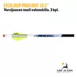 Excalibur Proflight 16,5" varsijousen nuoli valonokilla 3 kpl - Hiilikuitunuolet - 626192221629 - 3