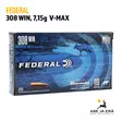 Federal .308 Win V-Max 7,15g 20kpl - 308 kaliiperi - 604544647549 - 6