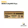 Federal Gold Medal Sierra MatchKing .308 win 11,34g - 308 kaliiperi - 029465091729 - 10