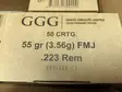 GGG .223 Rem kivääripatruuna 223-Nato 3,56g FMJ / 55 gr - 223 kaliiperi - 4779032300209 - 14