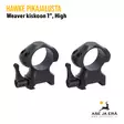 Hawke pikajalusta Weaver kiskoon 1" High - Pikajalat - 5054492230129 - 2