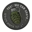 Helikon We Can Share Grenade Patch Harmaa - Muut asusteet - ODGSHRB19 - 1