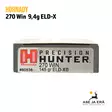 Hornady Precision Hunter® .270 Win 9,4g ELD-X® - Muut kaliiperit - 090255805369 - 4