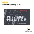 Hornady Precision Hunter 338 Win Mag 14,9g ELD-X kiväärin patruuna - Muut kaliiperit - 090255822229 - 1