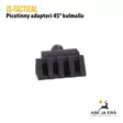 JS-Tactical picatinny adapteri 45° kulmalla - Tukit, kiskot, kahvat ja bipodit - JSS19 - 2