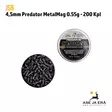 JSB Predator Metalmag 4,50 mm ilma-aseluoti 0,55g - 4,5 mm ilmakivääriluodit - 8594180450769 - 3
