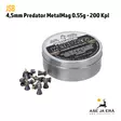 JSB Predator Metalmag 4,50 mm ilma-aseluoti 0,55g - 4,5 mm ilmakivääriluodit - 8594180450769 - 2