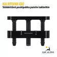 KalixTeknik CR2 säädettävä poskipakka puisiin tukkeihin, edestä - Poskipakat - 7350001270319 - 2
