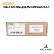 KKC Tikka T3x/T3 Musta/Punainen Duogrip Vasenkätinen LH - Myyntipakkaus EAN näkyvissä - Tukit ja muunnossarjat - 7073257009839 - 12