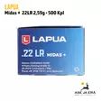Lapua Midas+ 22LR Pienoiskiväärin Patruuna - 22 LR patruunat - 4023045421629 - 7