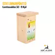 Linnunpönttö Esvi lentoaukko 32 mm - Linnunpöntöt - 6417036080359 - 21