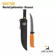 Marttiini Martef Jahtiveitsi Oranssi - puuukko ja tuppi - Avaus- ja nylkyveitset - 6416885561569 - 13