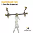Primos Trigger Stick 2-Point Gun Rest Asetuki - Sivukuva kiinnitett telineeseen - Ampumatukien lisävarusteet - 010135658069 - 9