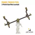 Primos Trigger Stick 2-Point Gun Rest Asetuki - Vinossa kiinnitetty telineesee - Ampumatukien lisävarusteet - 010135658069 - 11