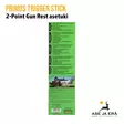 Primos Trigger Stick 2-Point Gun Rest Asetuki - Myyntipakkaus EAN näkyvissä - Ampumatukien lisävarusteet - 010135658069 - 18