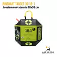 Rinehart Target 3D 18-1 kuutio 38x38cm  - Myyntipakkaus vasen sivu EAn näkyvissä - Kannettavat taulut - 853595000579 - 18
