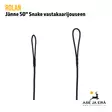 Rolan Snake 50" jänne vastakaarijouseen lähikuva jänneloopeista - Tarvikkeet - 8718484739959 - 4