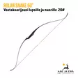 Rolan Snake 50" vastakaarijousi lapsille ja nuorille - Perinnejouset - 8720054390439 - 10