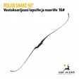 Rolan Snake 50" vastakaarijousi lapsille ja nuorille 16# - yleiskuva ilman jännettä - Perinnejouset - 8720054390439 - 3