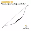 Rolan Snake 50" vastakaarijousi lapsille ja nuorille - Perinnejouset - 8720054390439 - 2