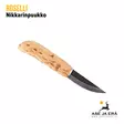 Roselli nikkarinpuukko 8,5cm terällä - oikea sivu, viistokuva - Puukot - 6430056850009 - 3