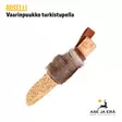 Roselli Vaarinpuukko Visa/turkistupella - puukko tupessa sivulta - Puukot - 6430056850139 - 2