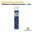 Shibuya Sight Pin Fiber Optic 12 mm, myyntipakkaus EAN näkyvissä - Tähtäimen varaosat - 2000001400029 - 10