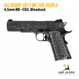 SIG Sauer 1911 We The People 4,5mm BB CO2 ilmapistooli, blowback - yleiskuva vasemmalta sivusta - BB kuula ilmapistoolit - 798681587889 - 1