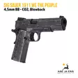 SIG Sauer 1911 We The People 4,5mm BB CO2 ilmapistooli, blowback - oikealta etuviistosta - BB kuula ilmapistoolit - 798681587889 - 5
