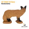 SRT Target 3D-taulu Kävelevä kettu - Takaapäin - 3D-eläintaulut - 53L239 - 7
