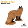 SRT Target 3D-taulu Kävelevä kettu - Takaviistosta - 3D-eläintaulut - 53L239 - 6
